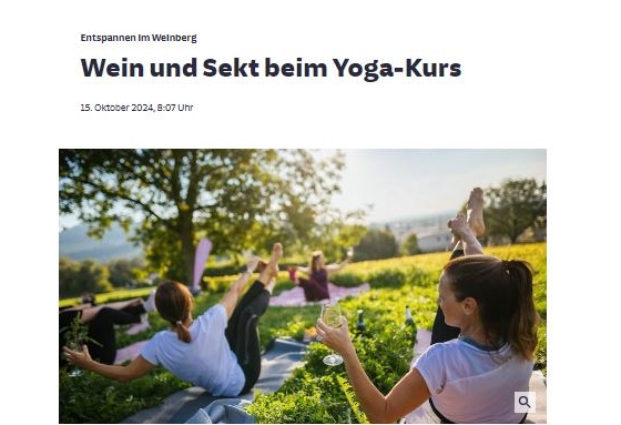 SZ über Wein Yoga 2024