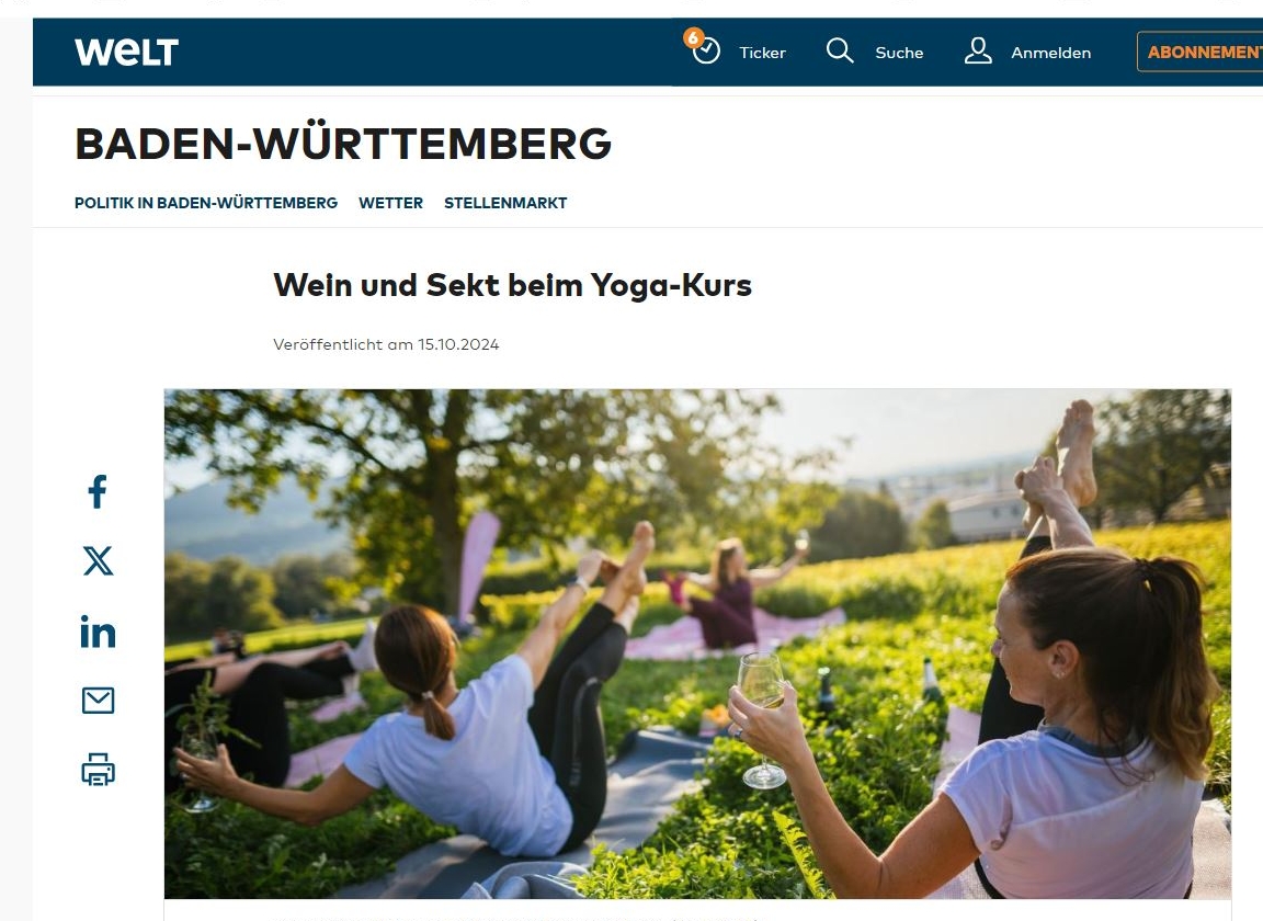 WElt Wein Yoga Artikel 2024