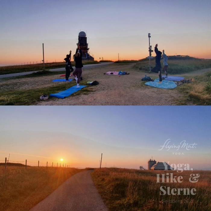 Yoga mit Sternschnuppen Wanderung zum Feldberg 2021